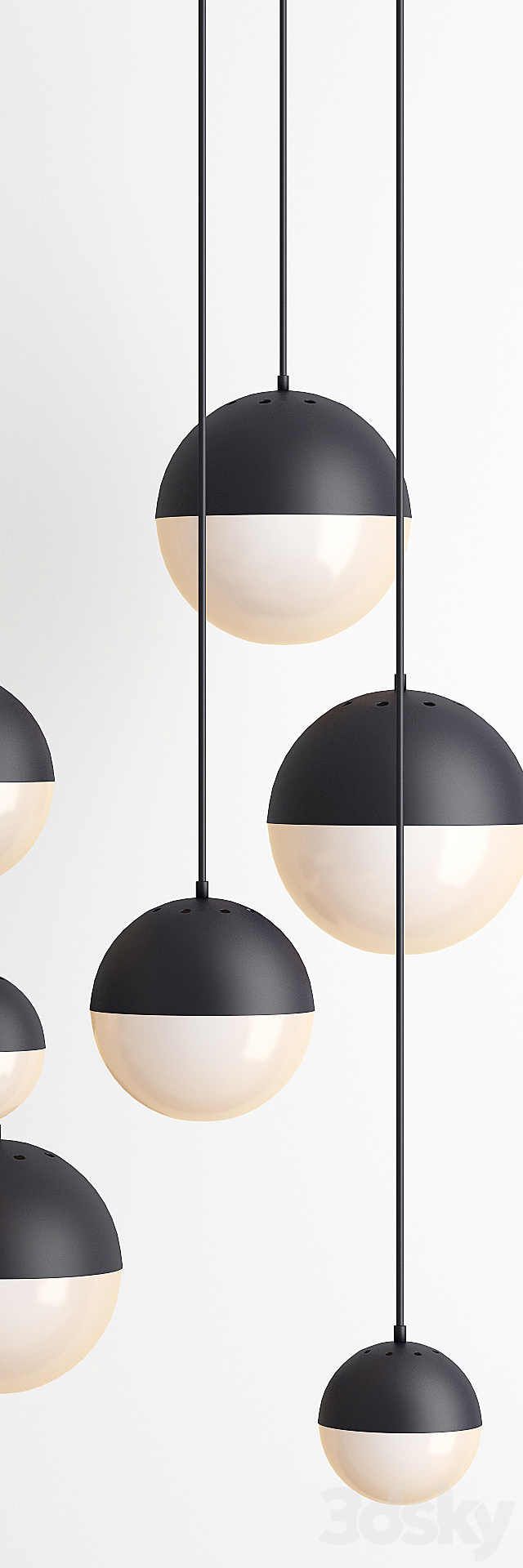 CEDAR & MOSS GLOBE pendant lighting 3d