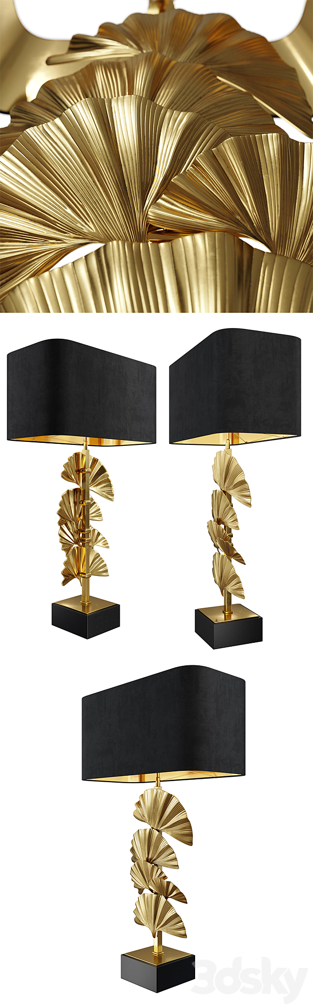 Eichholtz _ Table Lamp Olivier 3d