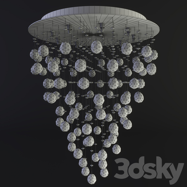 Maytoni Modern Rockfall MOD207-55-G 3d