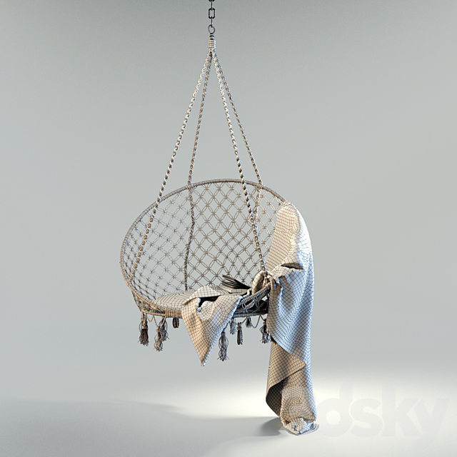 Hanging chair 3DSMax File - thumbnail 3