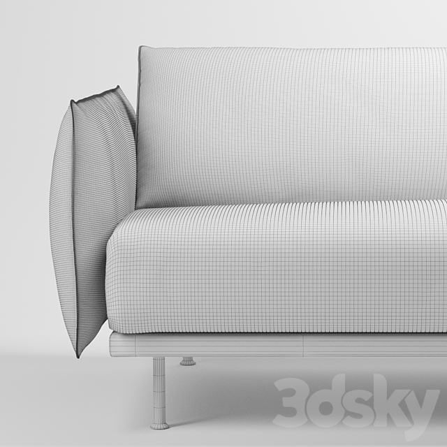 Twils Graffiti Sofa 3DS Max Model - thumbnail 2