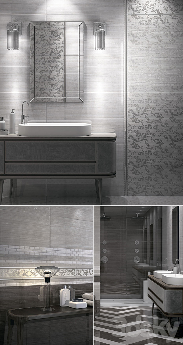 Kerama Marazzi Grassi Tiles 3d