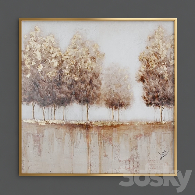 Golden Tree 3d