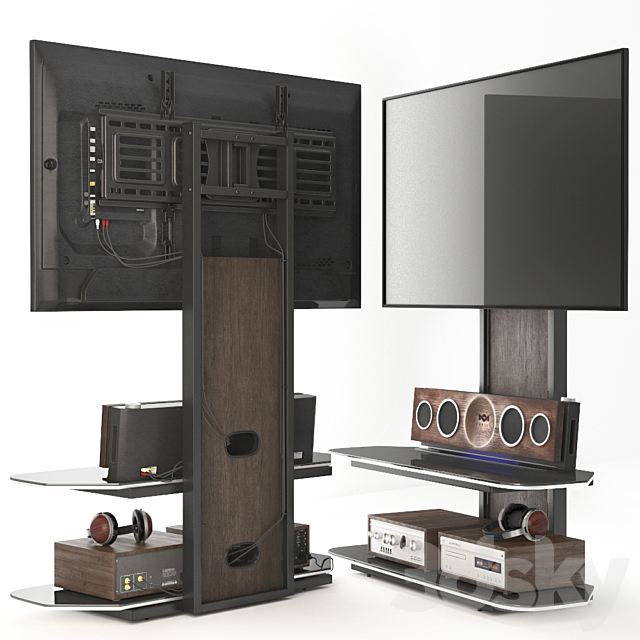 Television stand. acoustics. 3DSMax File - thumbnail 1