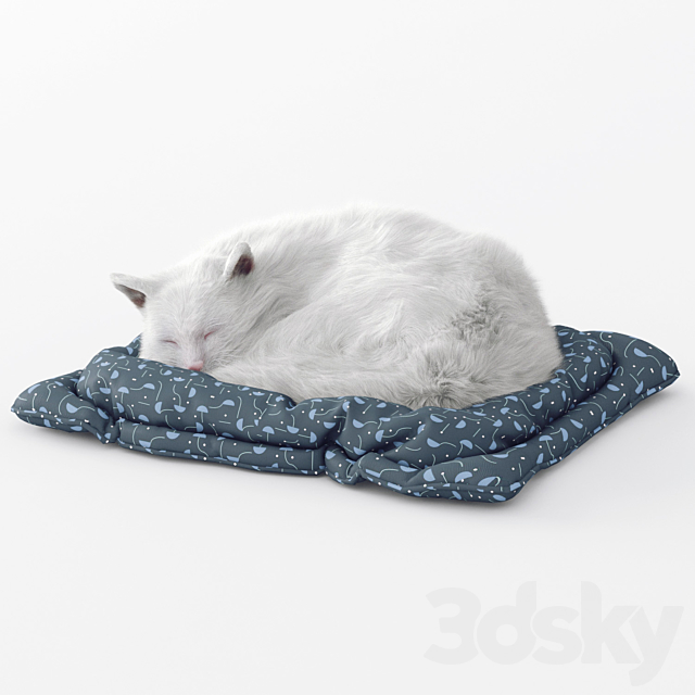 Fluffy cat 3DSMax File - thumbnail 3