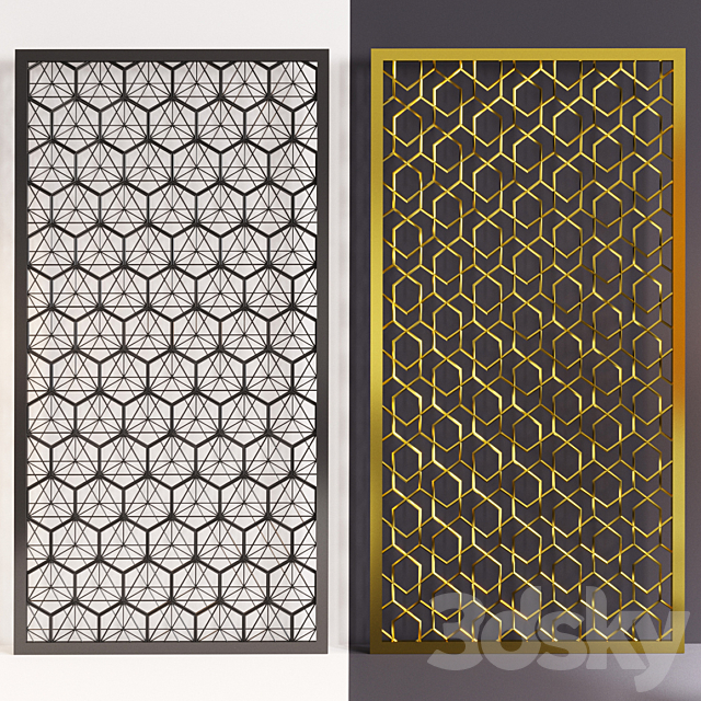 Decorative panel 3d