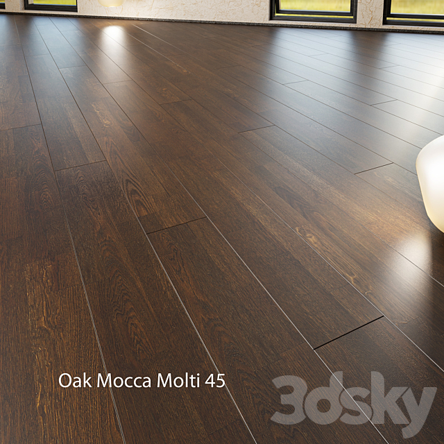 Barlinek Floorboard - Decor Line - Oak Mocca Molti 3d