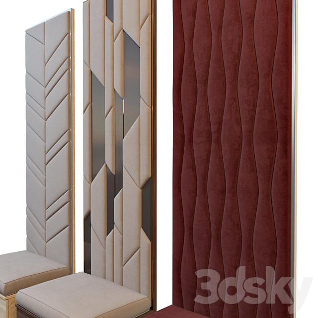 Soft panels with seat 3DSMax File - thumbnail 2