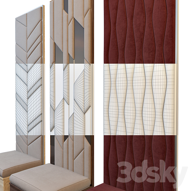 Soft panels with seat 3DSMax File - thumbnail 3
