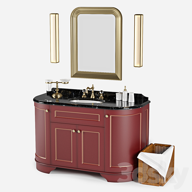 Bathroom furniture Caprigo Reachmond 140 3d