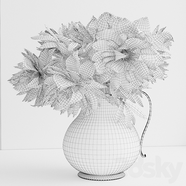 Bouquet of flowers in a vase 10 3DSMax File - thumbnail 2