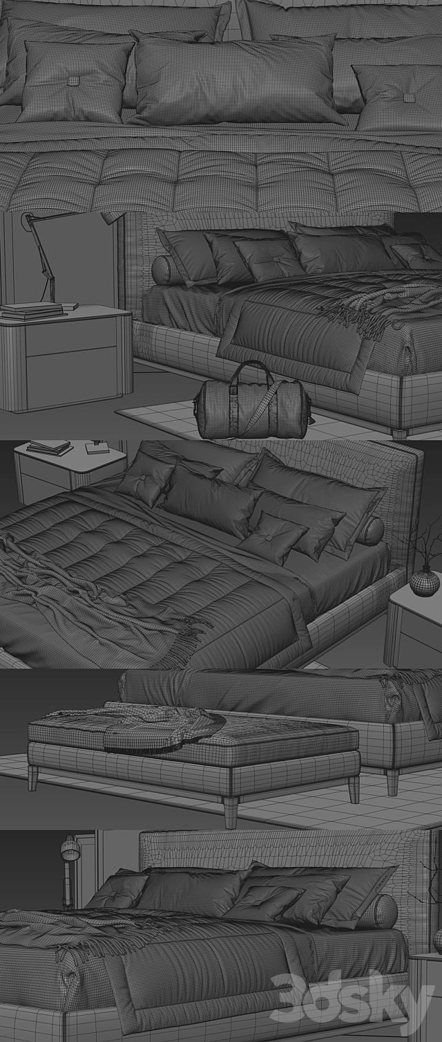 Andersen Bed 3DSMax File - thumbnail 3