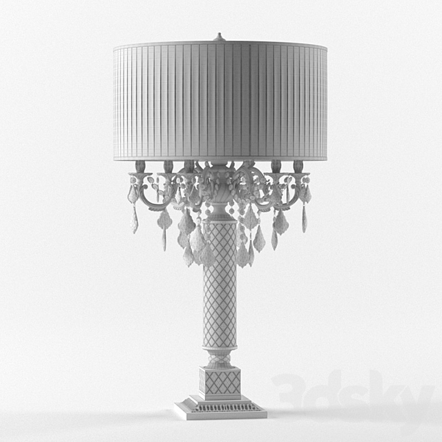 Table lamp Zanaboni 3d