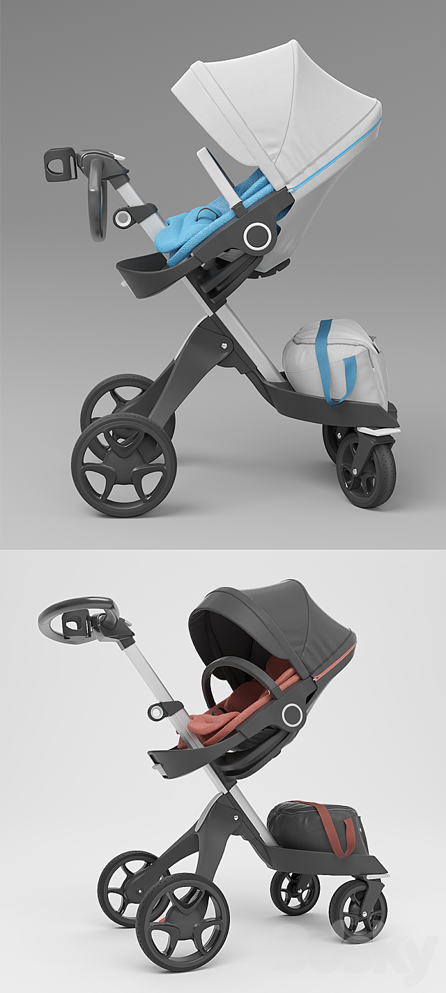 Stokke Xplory Stroller 3d