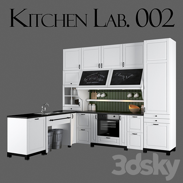 Kitchen Lab. 002 by WoodenHouse 3DSMax File - thumbnail 1