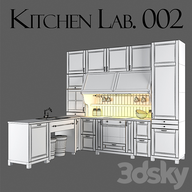 Kitchen Lab. 002 by WoodenHouse 3DSMax File - thumbnail 2
