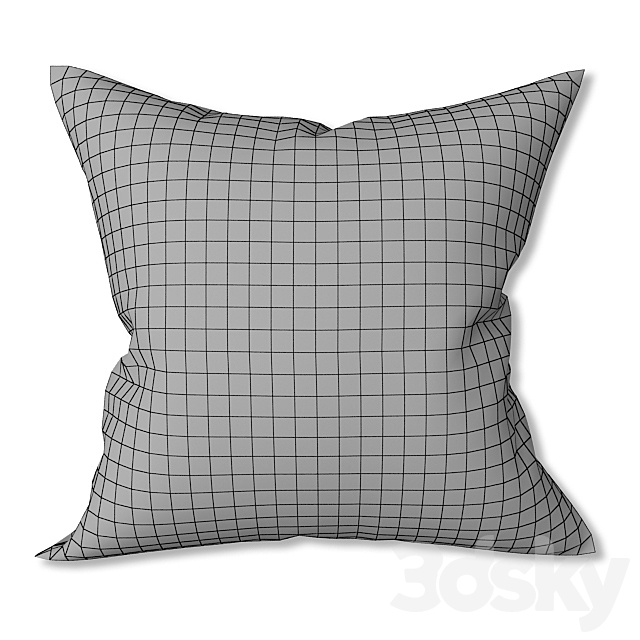 Set of decorative pillows (Set 06). 3DSMax File - thumbnail 2