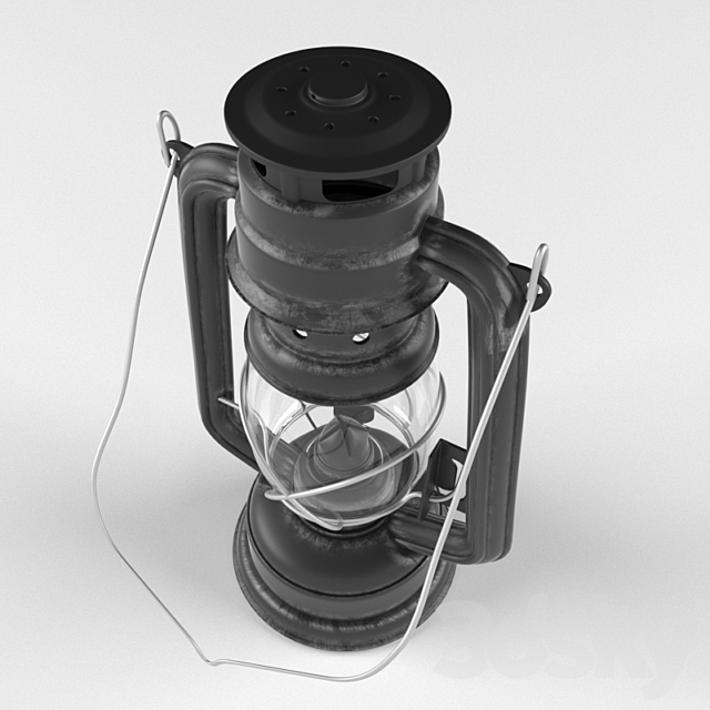 Kerosene lamp Bat. 3d