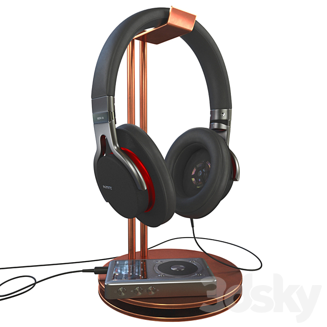 Headphones SONY MDR 1-A 3DSMax File - thumbnail 1