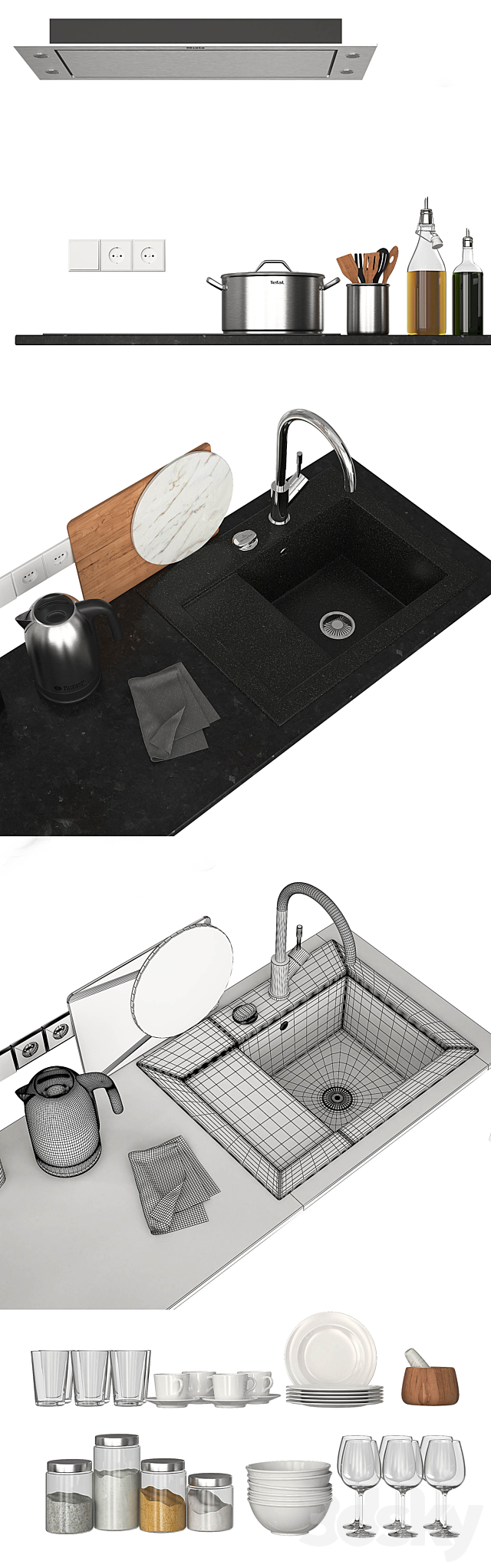 Kitchen Decor 3d