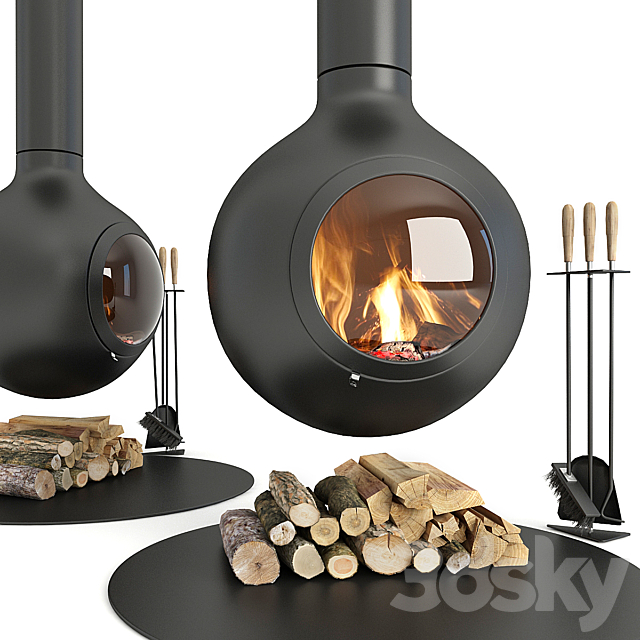 Fireplace Focus Bathyscafocus Hublot 3d