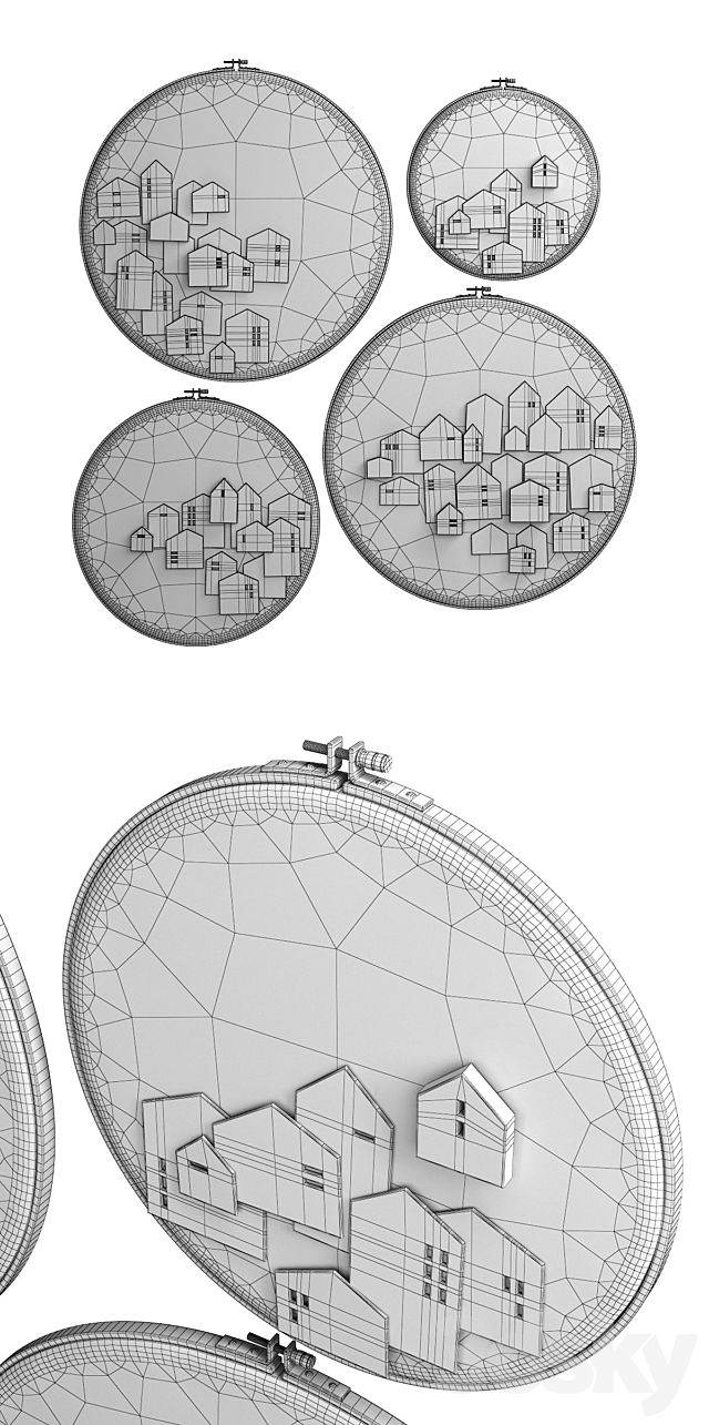 Panel from the frame for a child 01 3DSMax File - thumbnail 3