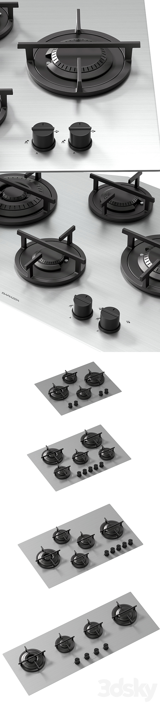 BARAZZA Hob series 1PMD 3d