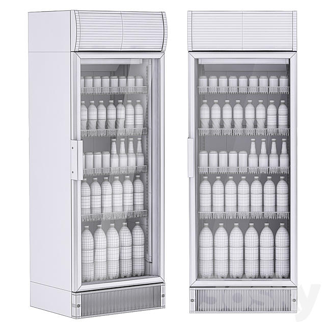 Refrigerator Pepsi 3d
