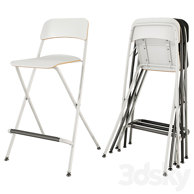 Bar chair Ikea FRANKLIN 3DSMax File - thumbnail 1