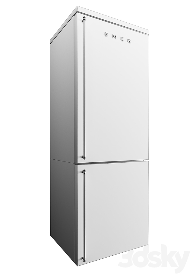 Refrigerator Smeg Coloniale 3DSMax File - thumbnail 3