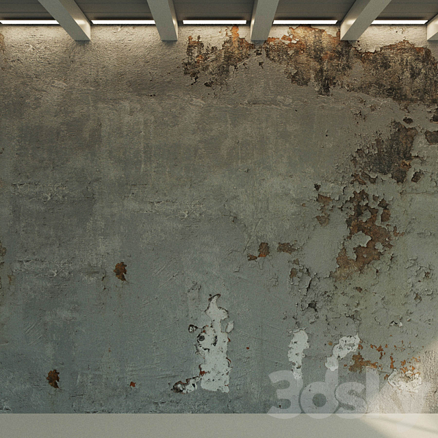 Old plaster 7 3d