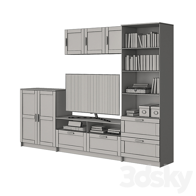 Ikea Brimnes Furniture 3DSMax File - thumbnail 3