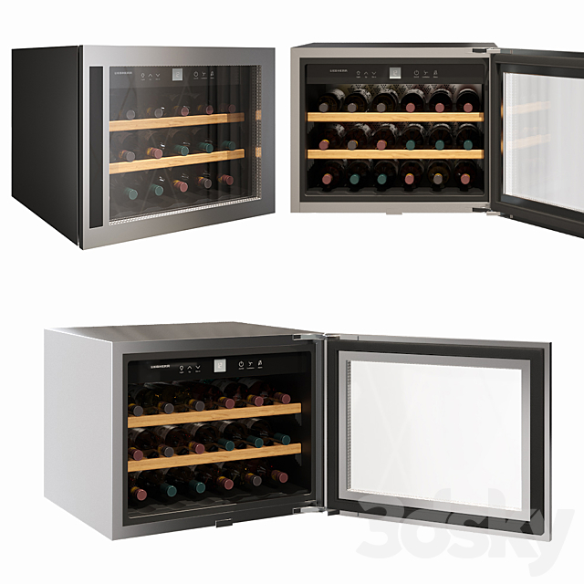 Liebherr wine fridge HWS 1800 3DSMax File - thumbnail 1