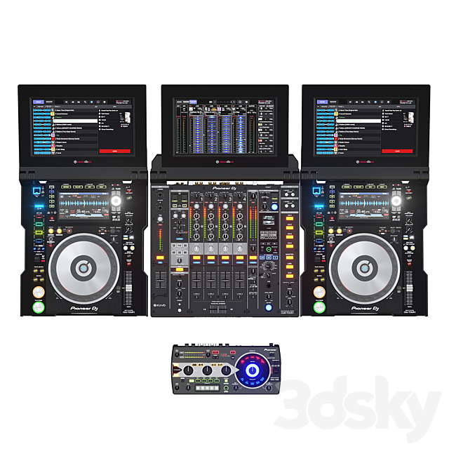 Pioneer DJ Collection 3DSMax File - thumbnail 1