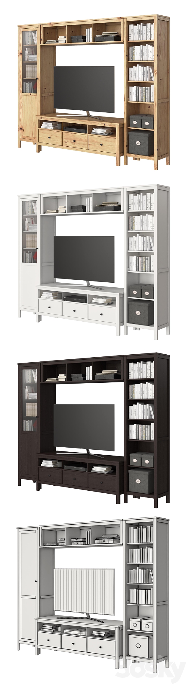 Ikea Hemnes Furniture 3DSMax File - thumbnail 2