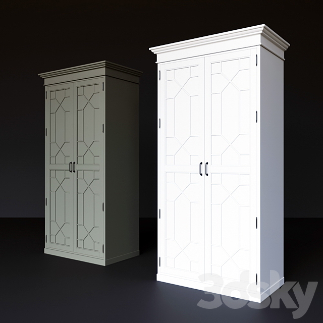 Walk-in wardrobe with a pattern 3DSMax File - thumbnail 2