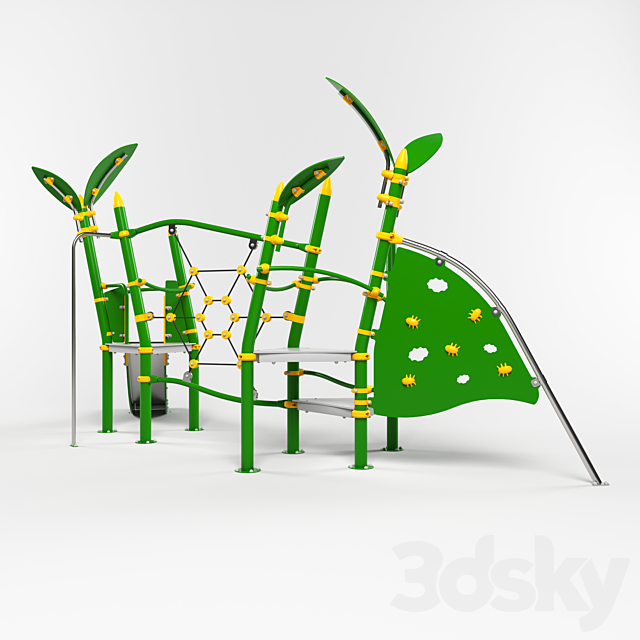 Equipment for children’s playgrounds ARBERO 3DSMax File - thumbnail 2