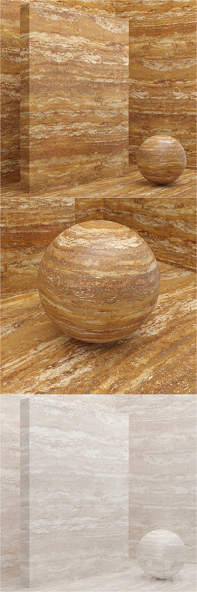 Material (seamless) - coating. marble. plaster set 44 3d