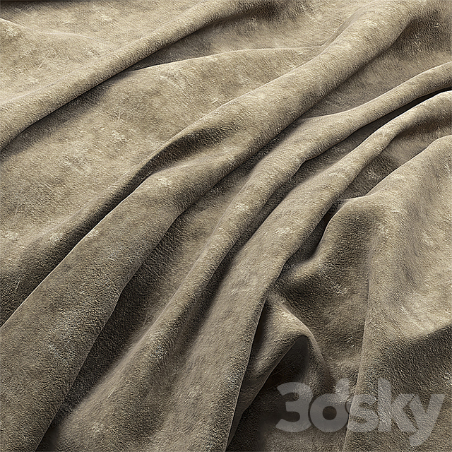 A collection of suede fabrics. 3DSMax File - thumbnail 1