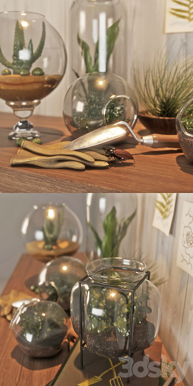 Decor_set_garden 3d