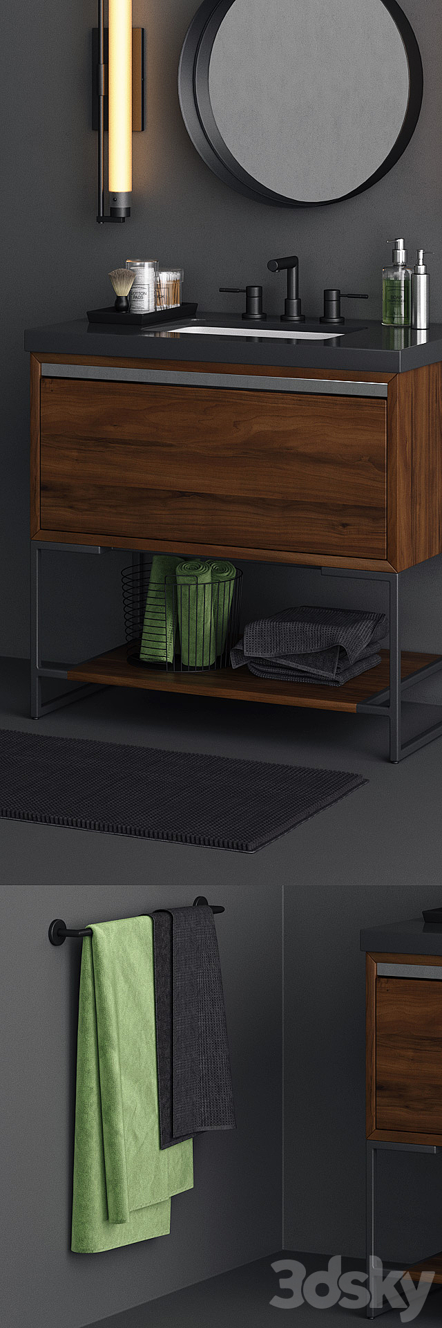 Warner Bath Set 3d