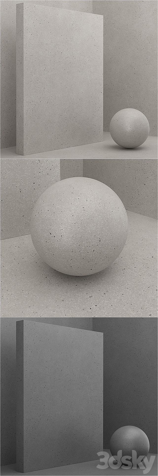 Material (seamless) - coating. concrete. plaster set 49 3d