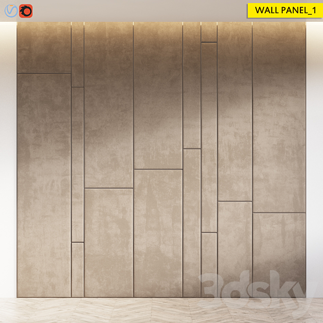 Wall Panel_1 3DSMax File - thumbnail 1