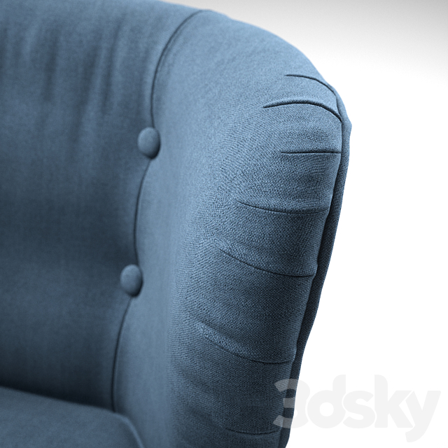 Ikea GUBBO armchair 3DSMax File - thumbnail 3