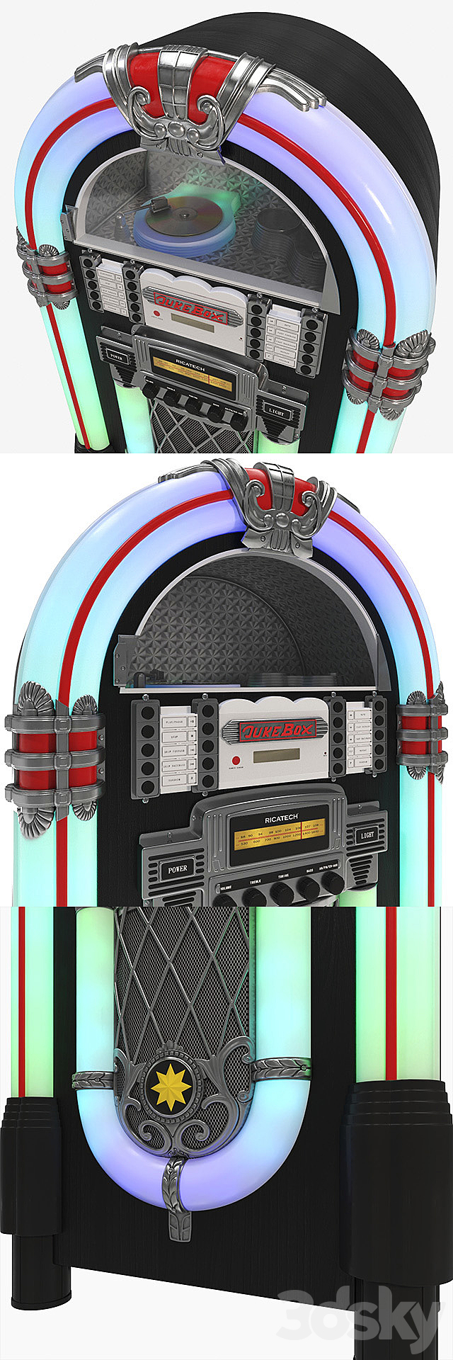 Ricatech XXL Jukebox 3d