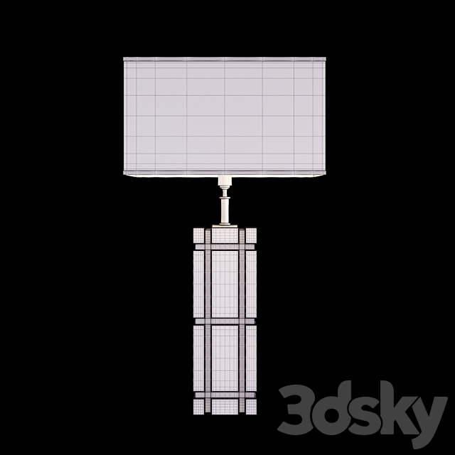 RH Lorring Table Lamp - Tall 3d
