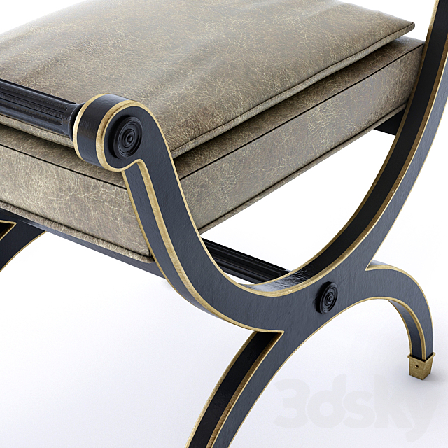 Baker Malcom Bench 3d