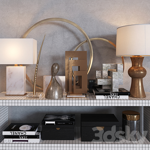 ARTERIORS decor set 3d