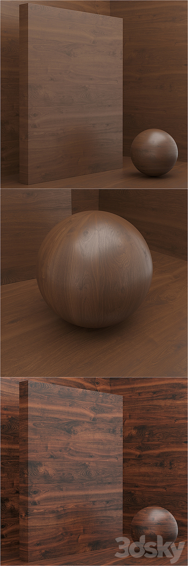 Material wood _ veneer (seamless) - set 25 3d