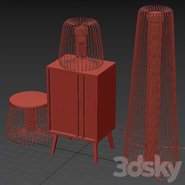 Lamp 4 3d